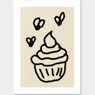 cupcake topping Posters and Art